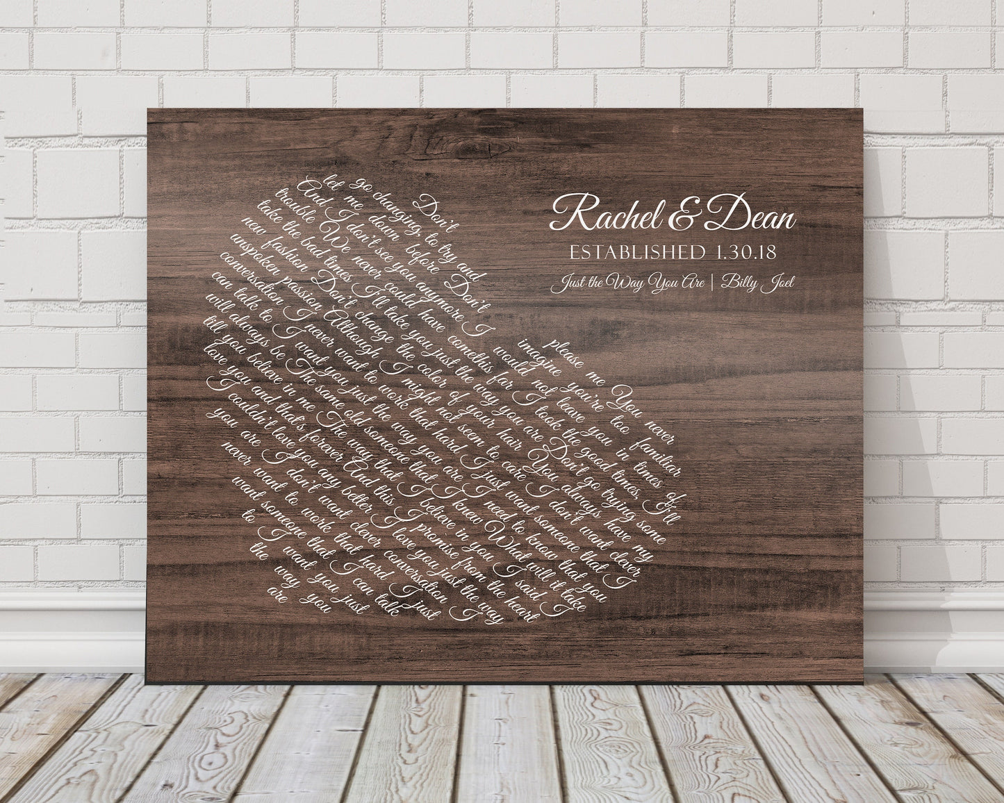 Love Song Country Lyric Sign on Wood - HoneycombProverbs - Signs - 5 year anniversary gifts