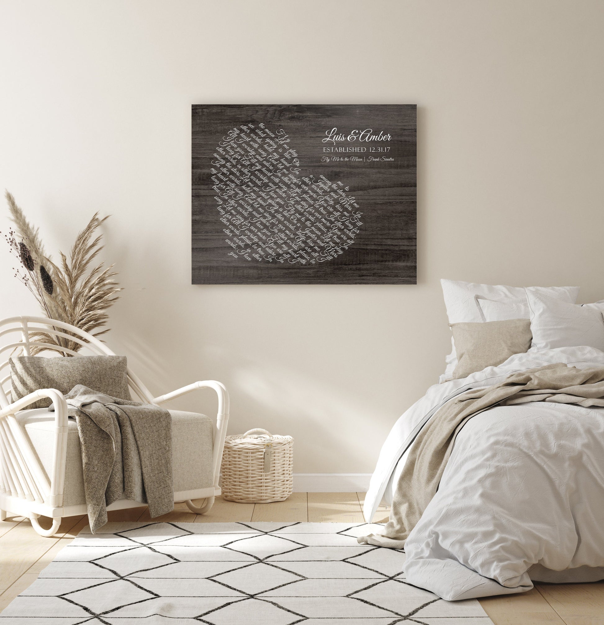 Love Song Country Lyric Sign on Wood - HoneycombProverbs - Signs - 5 year anniversary gifts