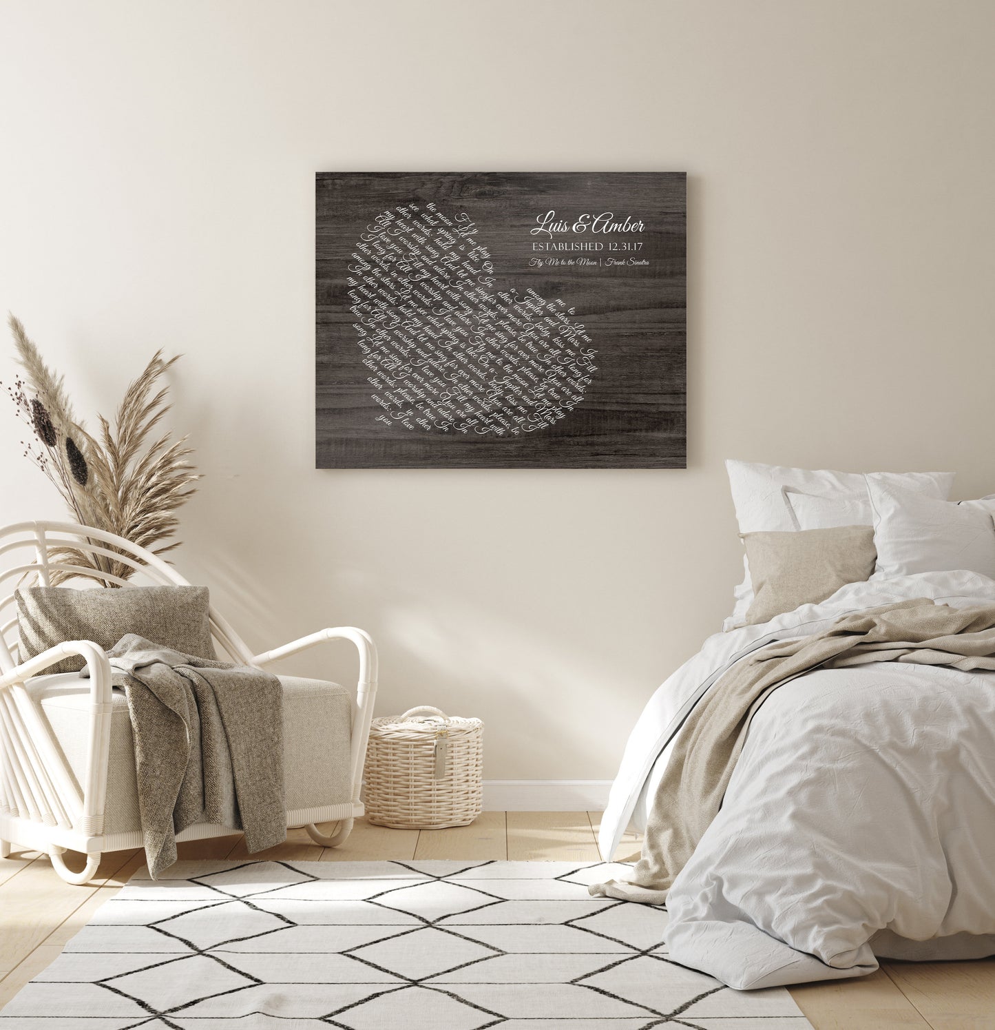 Love Song Country Lyric Sign on Wood - HoneycombProverbs - Signs - Rustic Lyrics Wall Decor