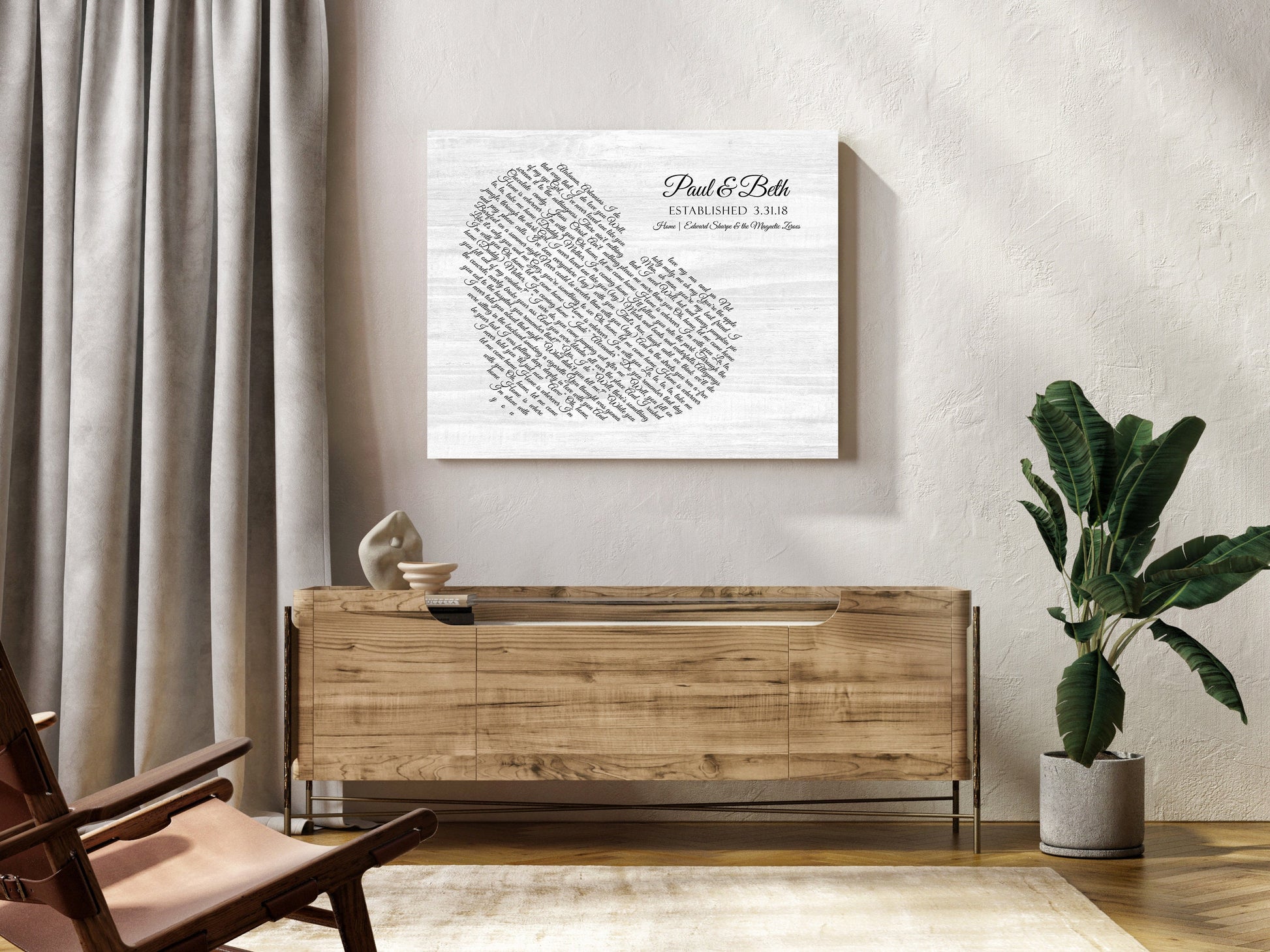 Love Song Country Lyric Sign on Wood - HoneycombProverbs - Signs - Rustic Lyrics Wall Decor