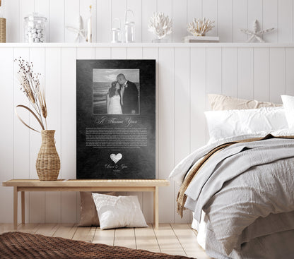 Picture of Romance: Iron Themed Song Lyric Plaque - HoneycombProverbs - Signs - Photo Lyrics Wall Art