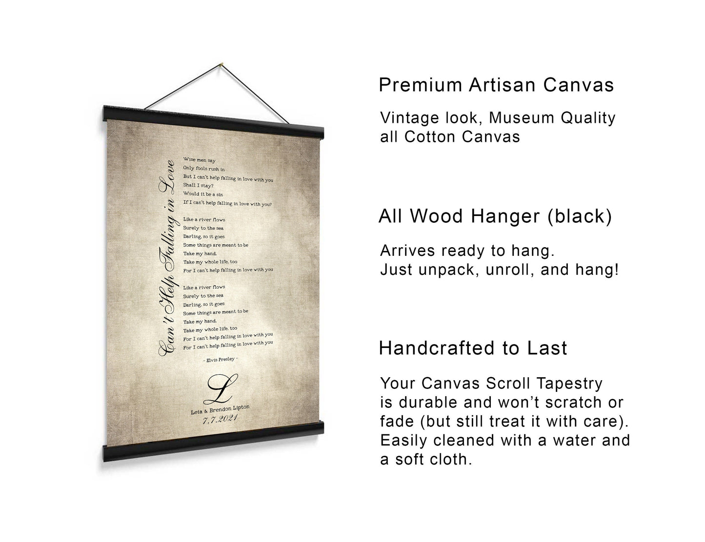 2 Year Cotton Anniversary, Love Song Tapestry - HoneycombProverbs - Tapestries - 2nd Year Cotton Art