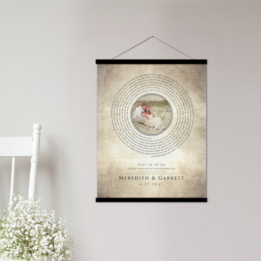 2 Year Cotton Anniversary, Photo Record Art - HoneycombProverbs - Tapestries - 2nd Anniversary Gifts