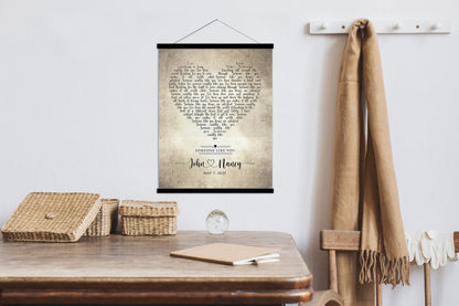 2 Year Cotton Anniversary, Love Song Tapestry - HoneycombProverbs - Tapestries - 2nd Anniversary Gifts