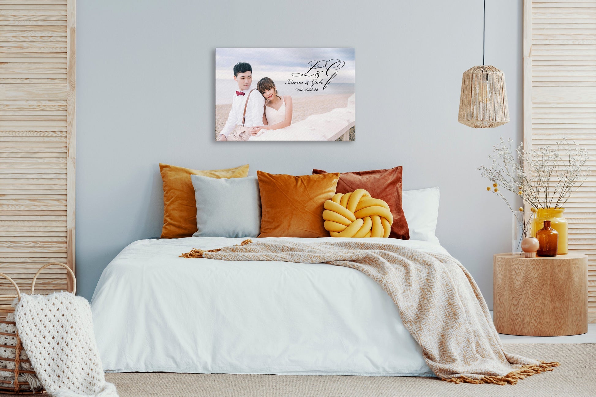 Personalized Photo Canvas, Refinded Cotton Song Canvas - HoneycombProverbs - Wall Decor - Photo Lyrics Wall Art