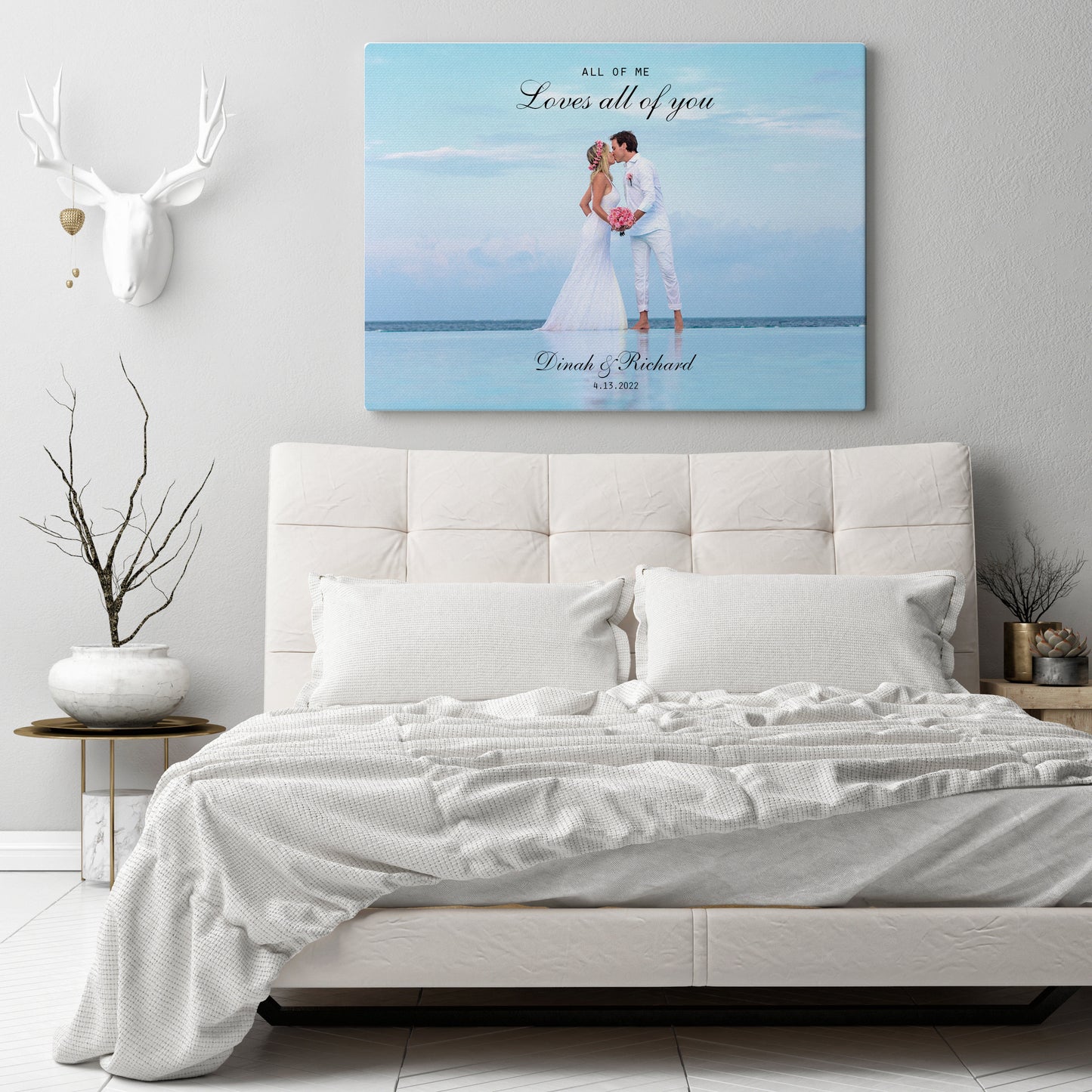 Cotton Canvas, Photo Gift with Song - HoneycombProverbs - Wall Decor - Photo Lyrics Wall Art