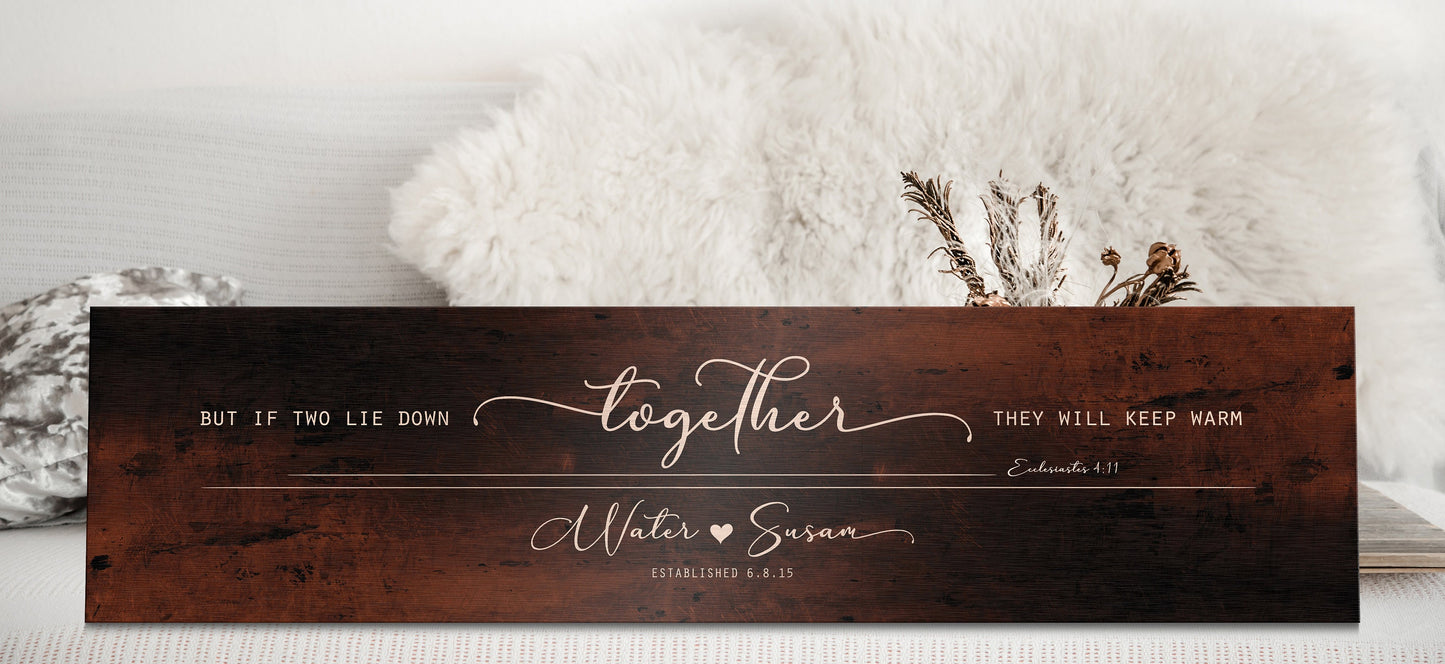 Elegant Iron Sign for Couples, Personalized Words of Wisdom for Couples Art - HoneycombProverbs - Signs - Name Signs Wall Art