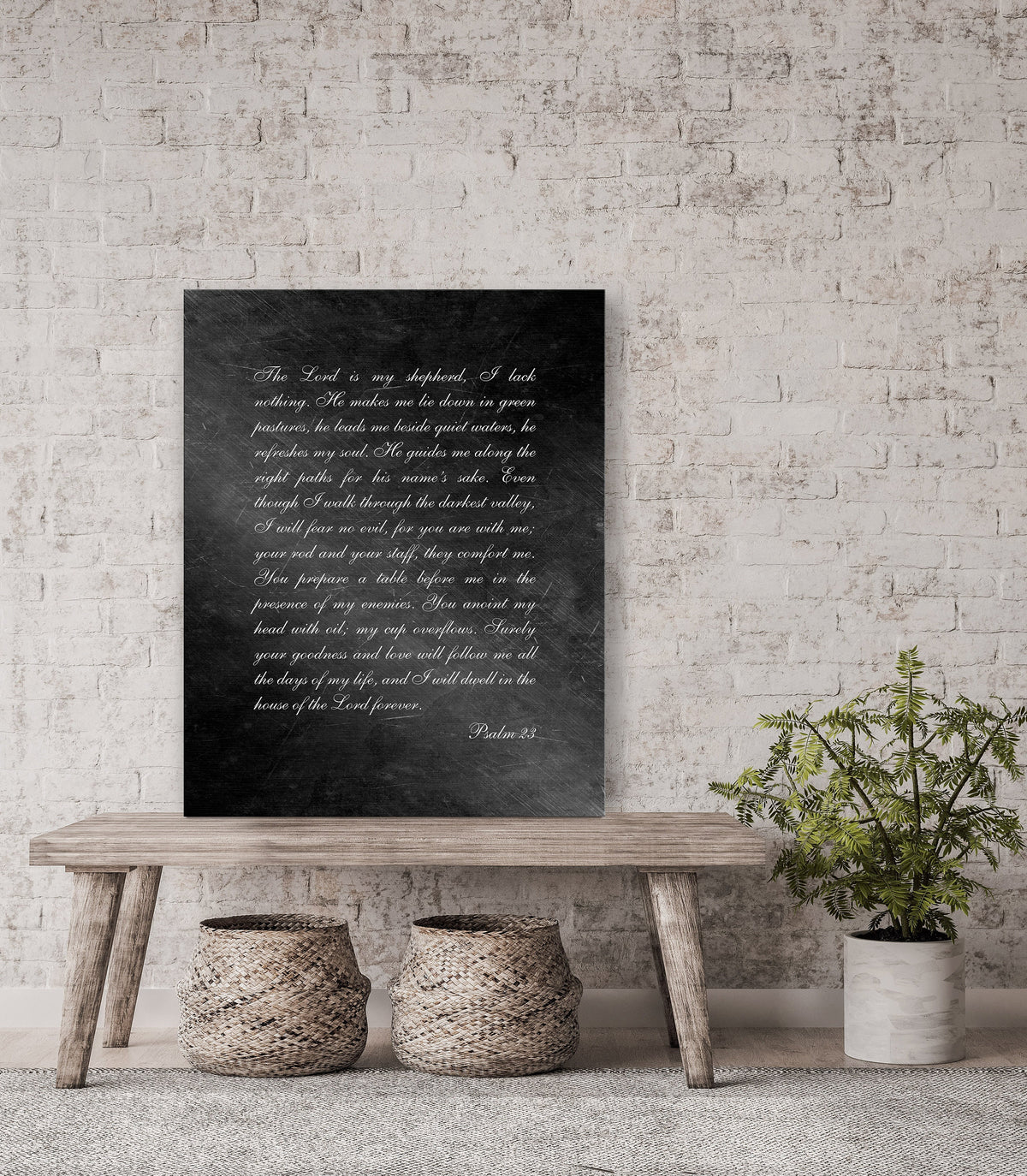 Rustic Personalized Bible Verse on Metal - HoneycombProverbs - Signs - Christian Wall Art