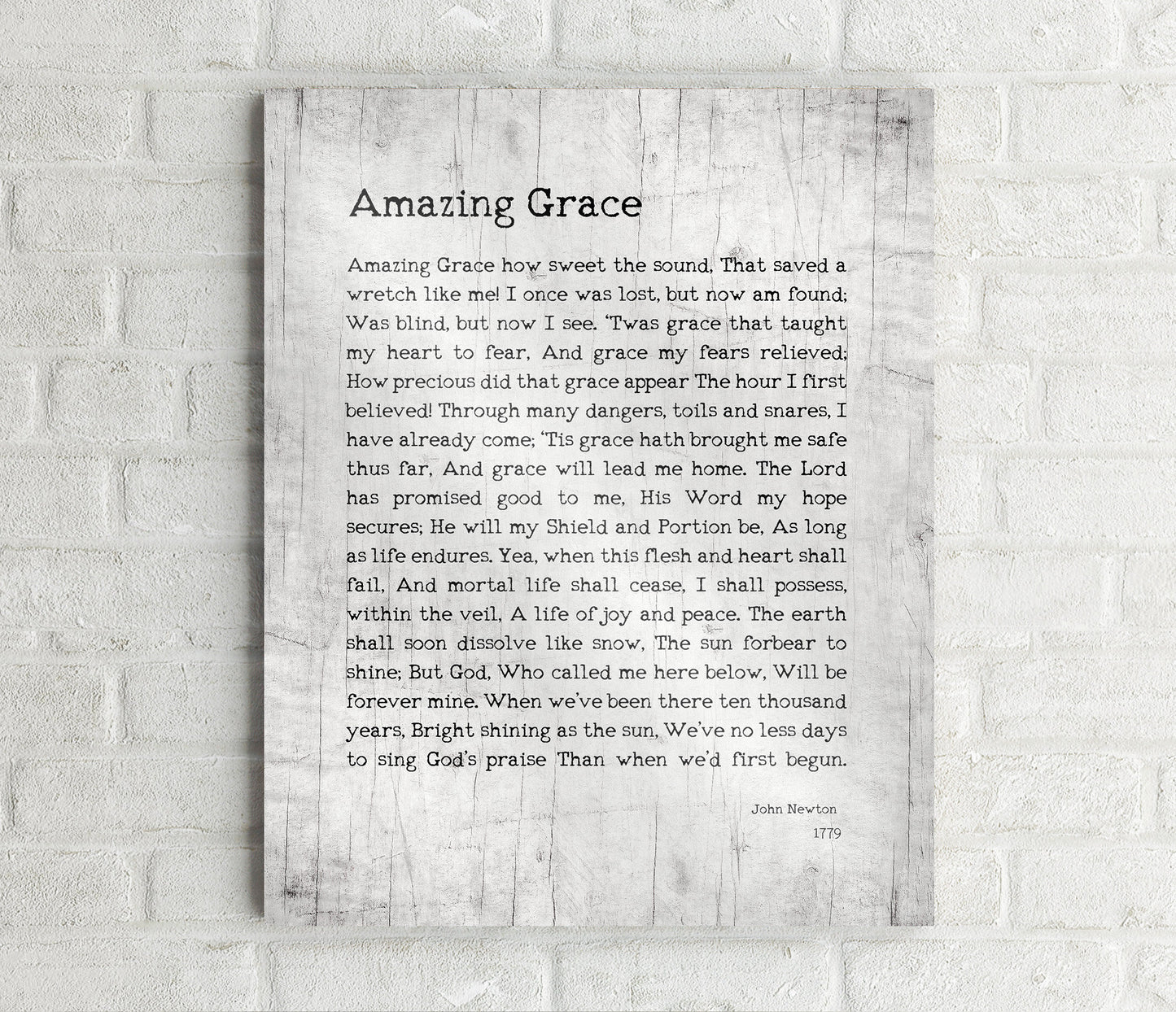 Custom Farmhouse Wood Hymn Decor - HoneycombProverbs - Religious Home & Decor - Christian Wall Art