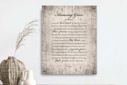 Old Rugged Worship Song Art, 5th anniversary wood song lyric wall art by Honeycomb Proverbs