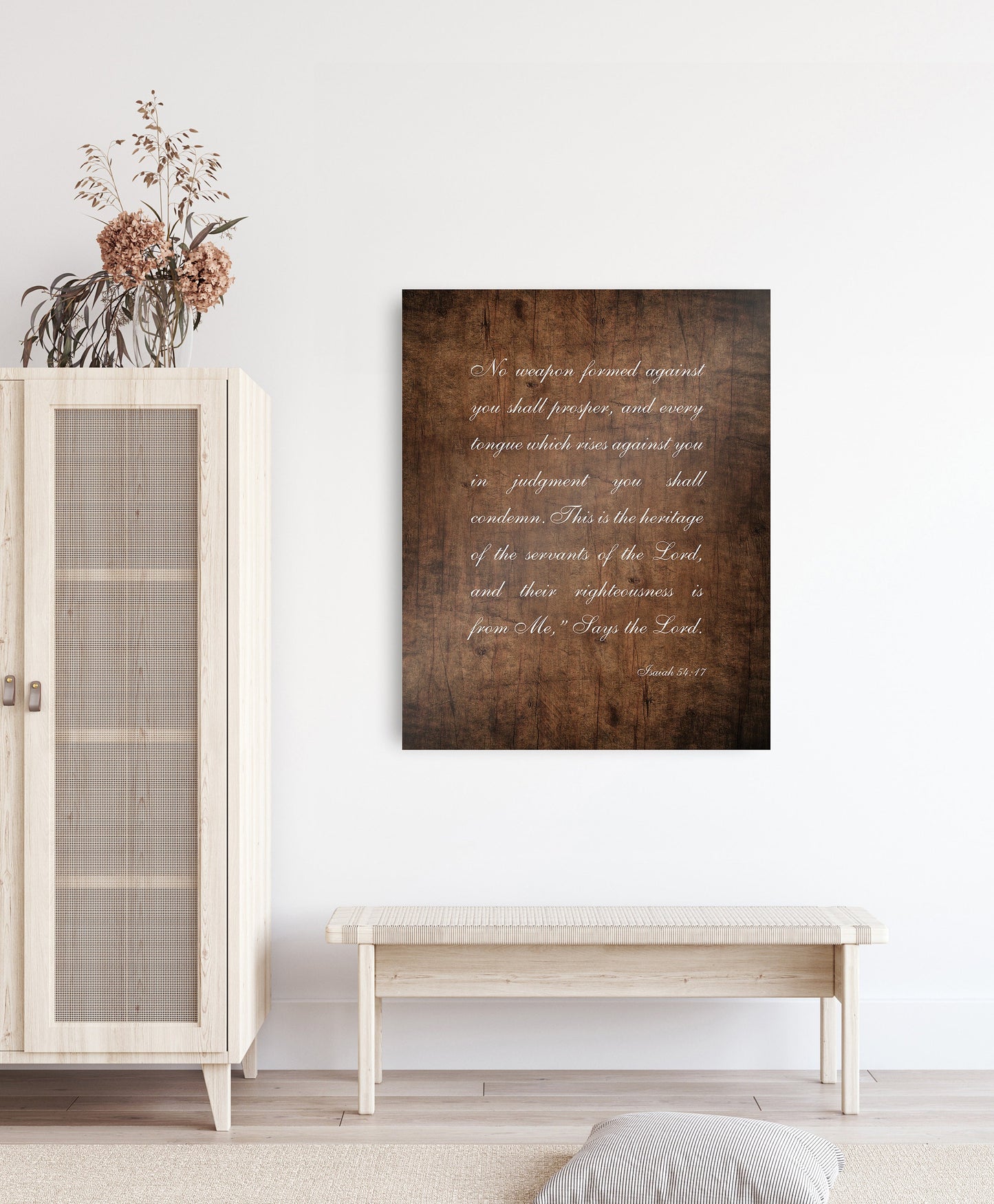 Refined, Personalized Bible Verse on Wood - HoneycombProverbs - Religious Home & Decor - Christian Wall Art