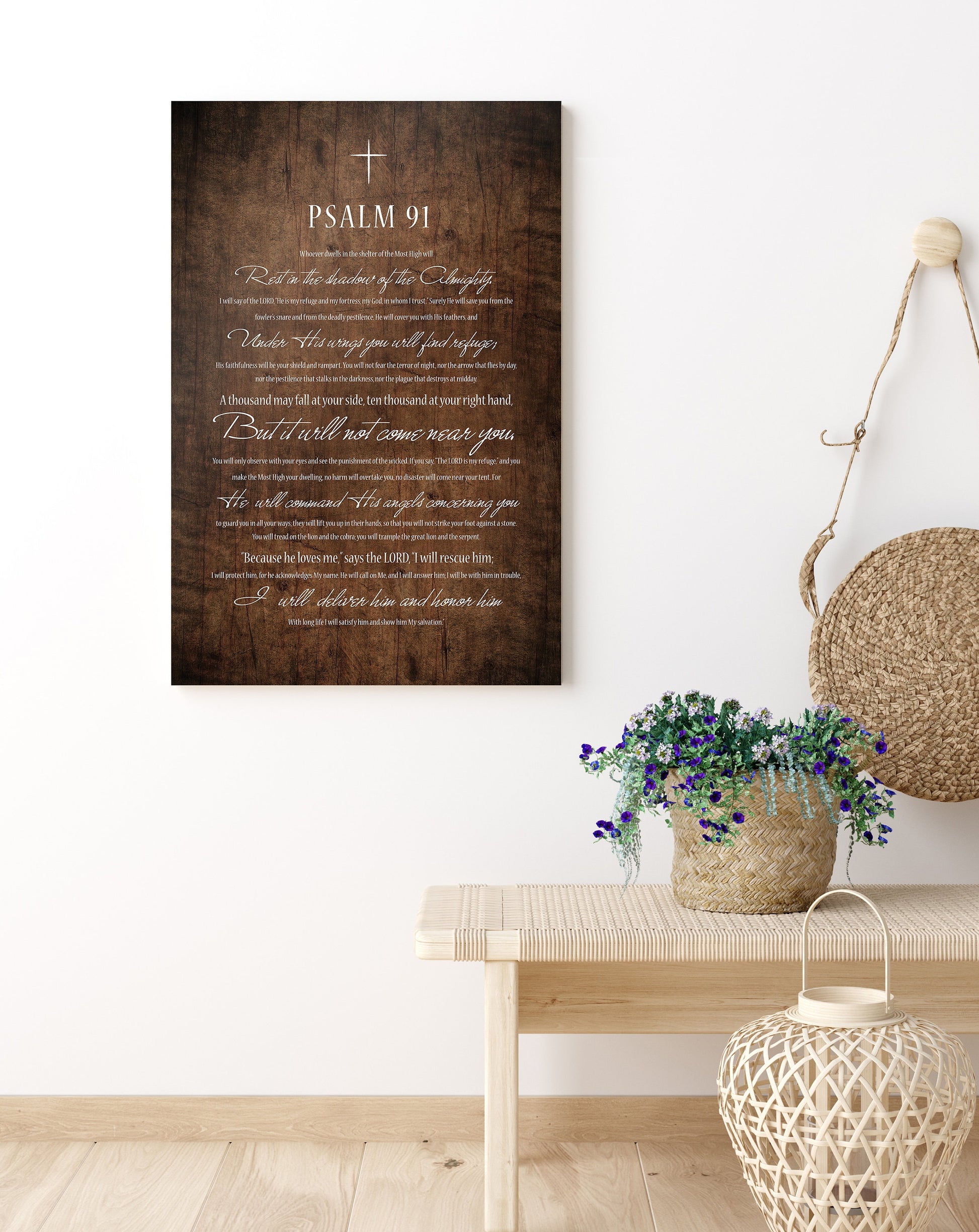 Soldier's Prayer Plaque, Weathered - HoneycombProverbs - Religious Home & Decor - Christian Wall Art