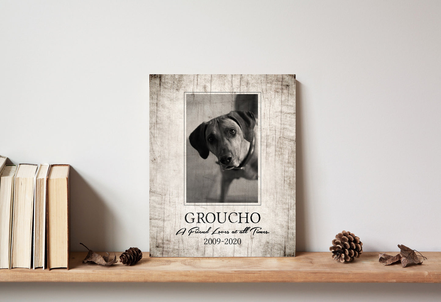 "Faithful Companion" Tribute on Wood - HoneycombProverbs - Pet Portraits - Photo Plaques