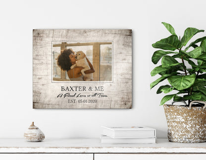 "Faithful Companion" Tribute on Wood - HoneycombProverbs - Pet Portraits - Photo Plaques