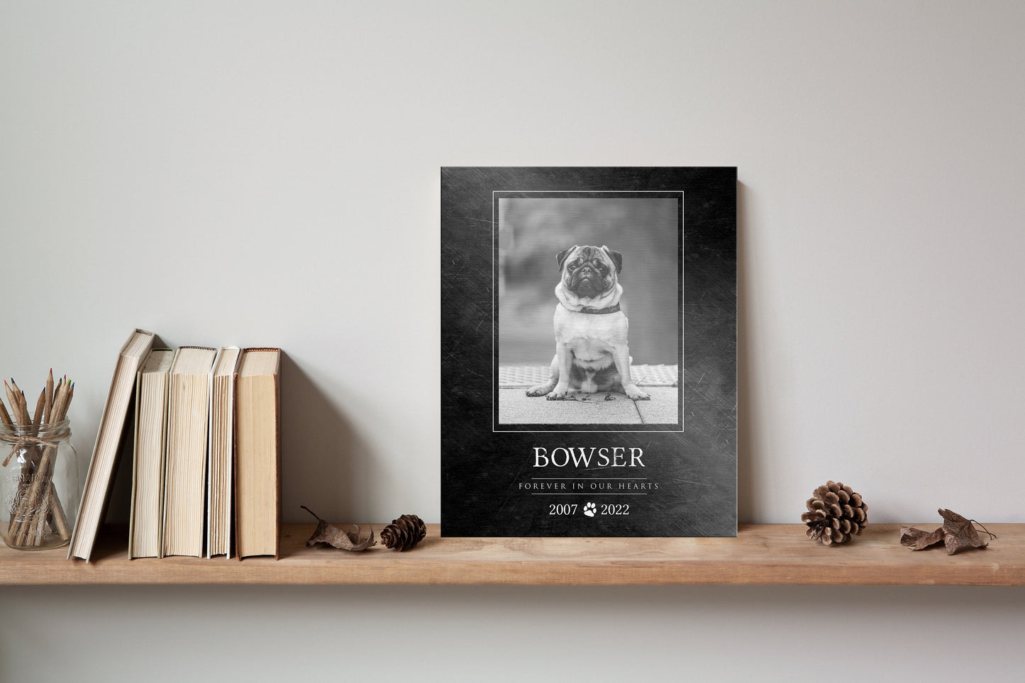 "Forever in Our Hearts" Pet Memorial Plaque - HoneycombProverbs - Signs - Photo Plaques