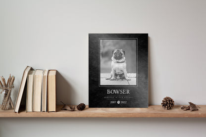 "Forever in Our Hearts" Pet Memorial Plaque - HoneycombProverbs - Signs - Photo Plaques