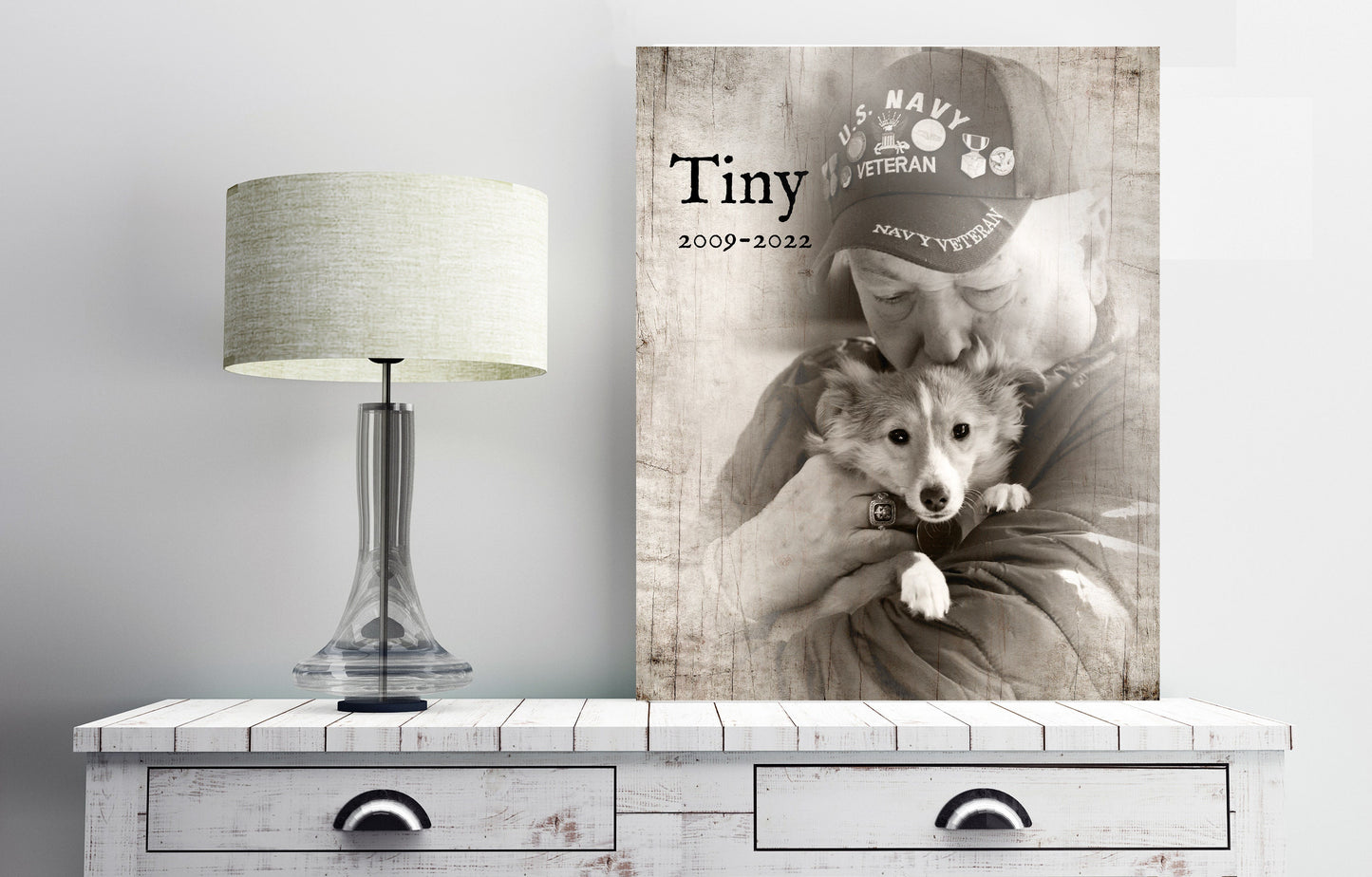 Rustic Pet Portrait on Wood - HoneycombProverbs - Religious Home & Decor - Photo Plaques
