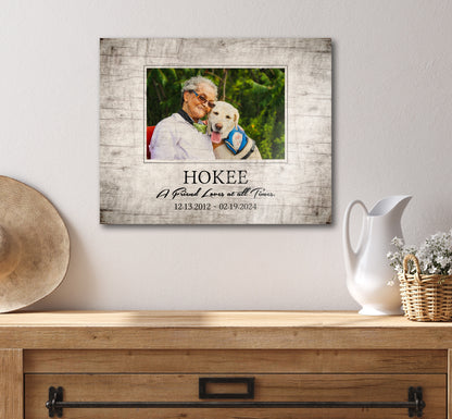 "Faithful Companion" Tribute on Wood - HoneycombProverbs - Pet Portraits - Photo Plaques