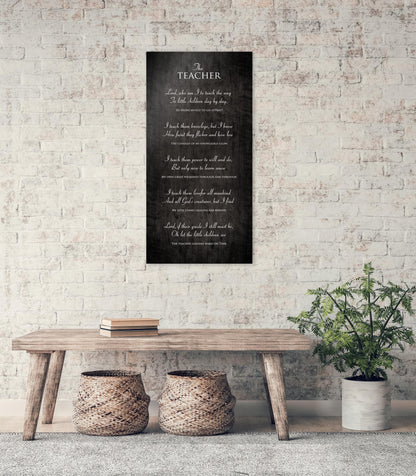 The Teacher - Artisan Wood Plaque - HoneycombProverbs - Wall Decor - Christian Wall Art