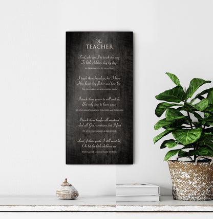 The Teacher - Artisan Wood Plaque - HoneycombProverbs - Wall Decor - Christian Wall Art