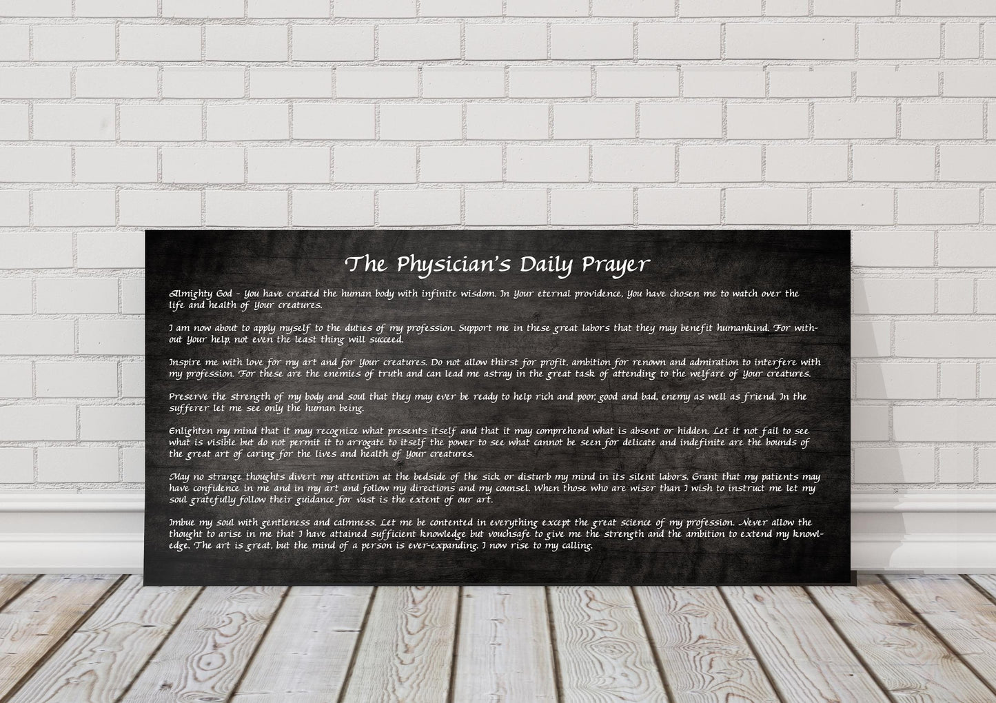 
                  
                    The Physicians Daily Prayer Artisan crafted Wood Wall decor or plaque
                  
                