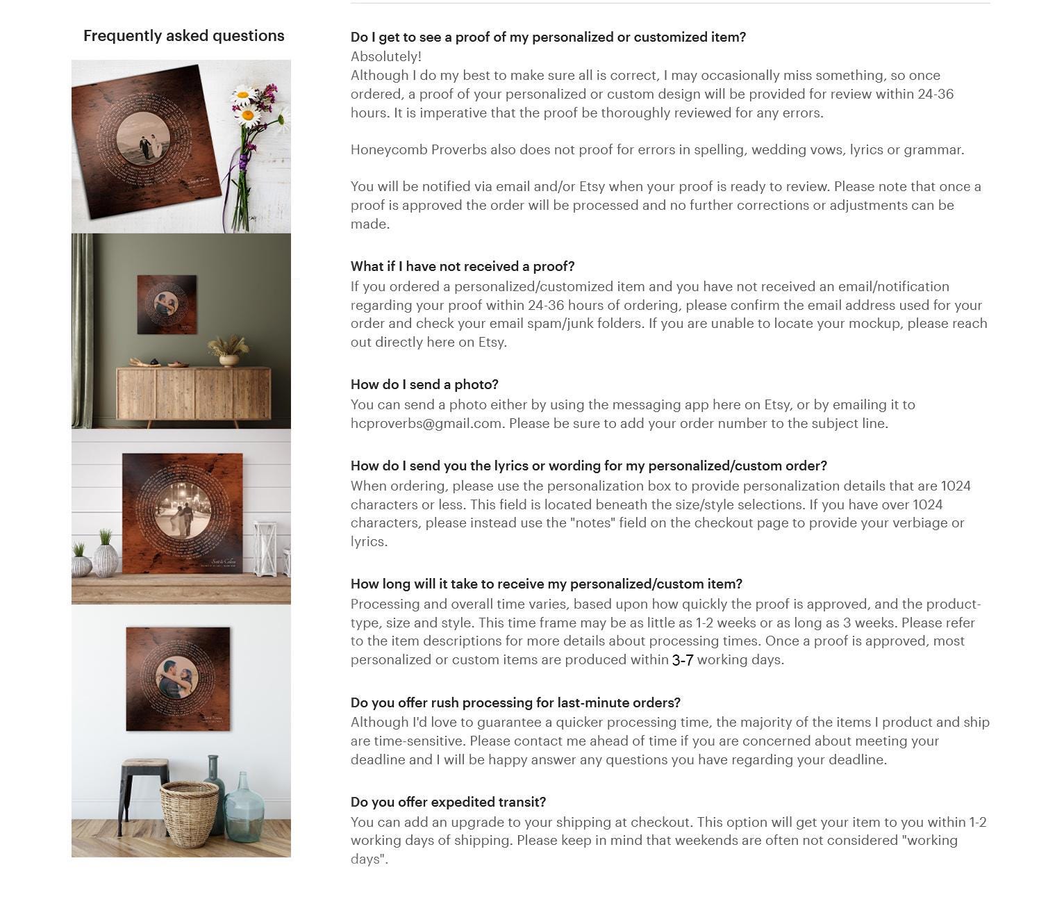 Burnished Bronze LP Record Song and Photo Art - HoneycombProverbs - Signs - Bronze Anniversary Gifts