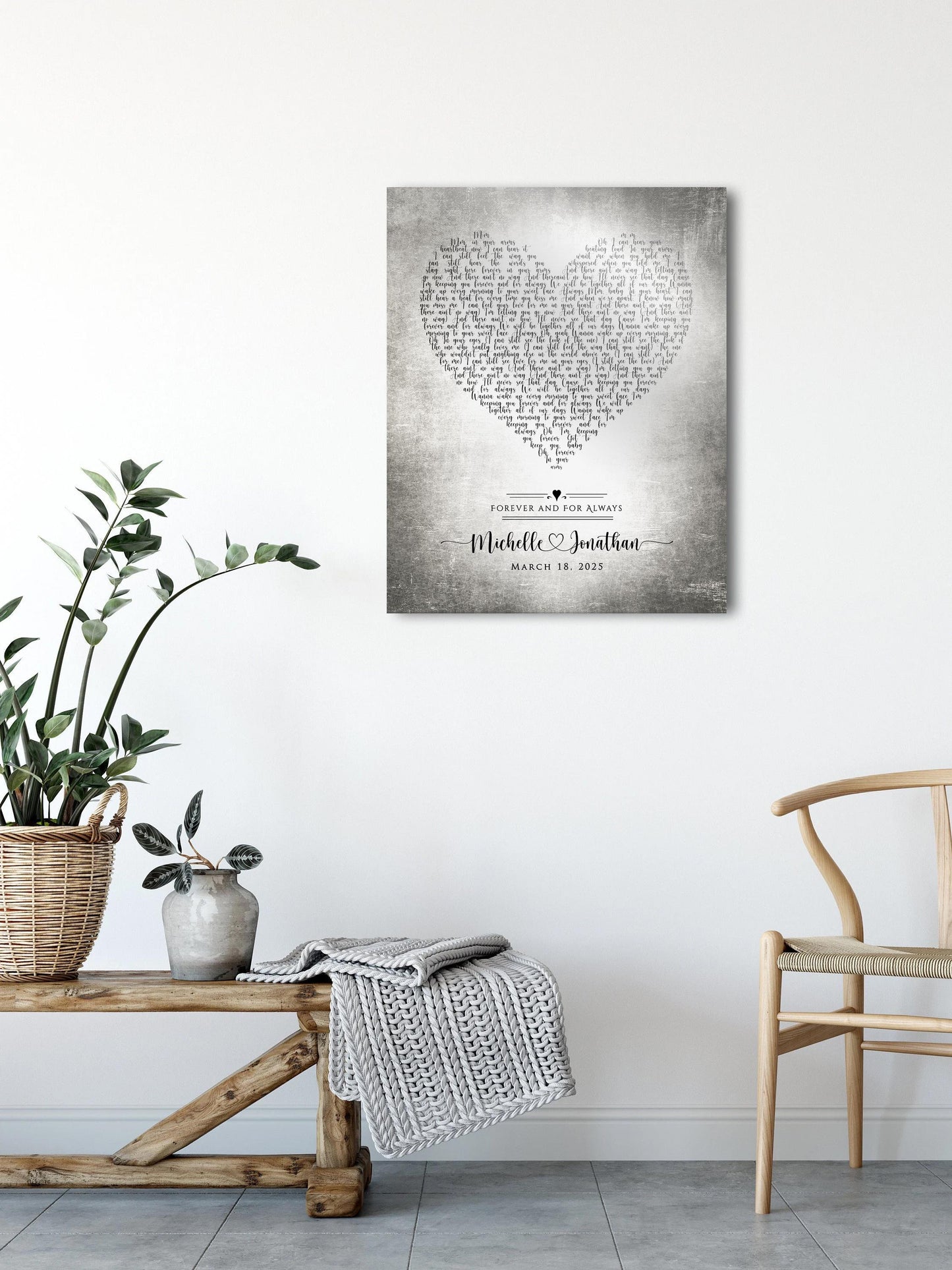 "Song in My Heart" Lyric Sign on Tin - HoneycombProverbs - Signs - Tin and Aluminum Gifts