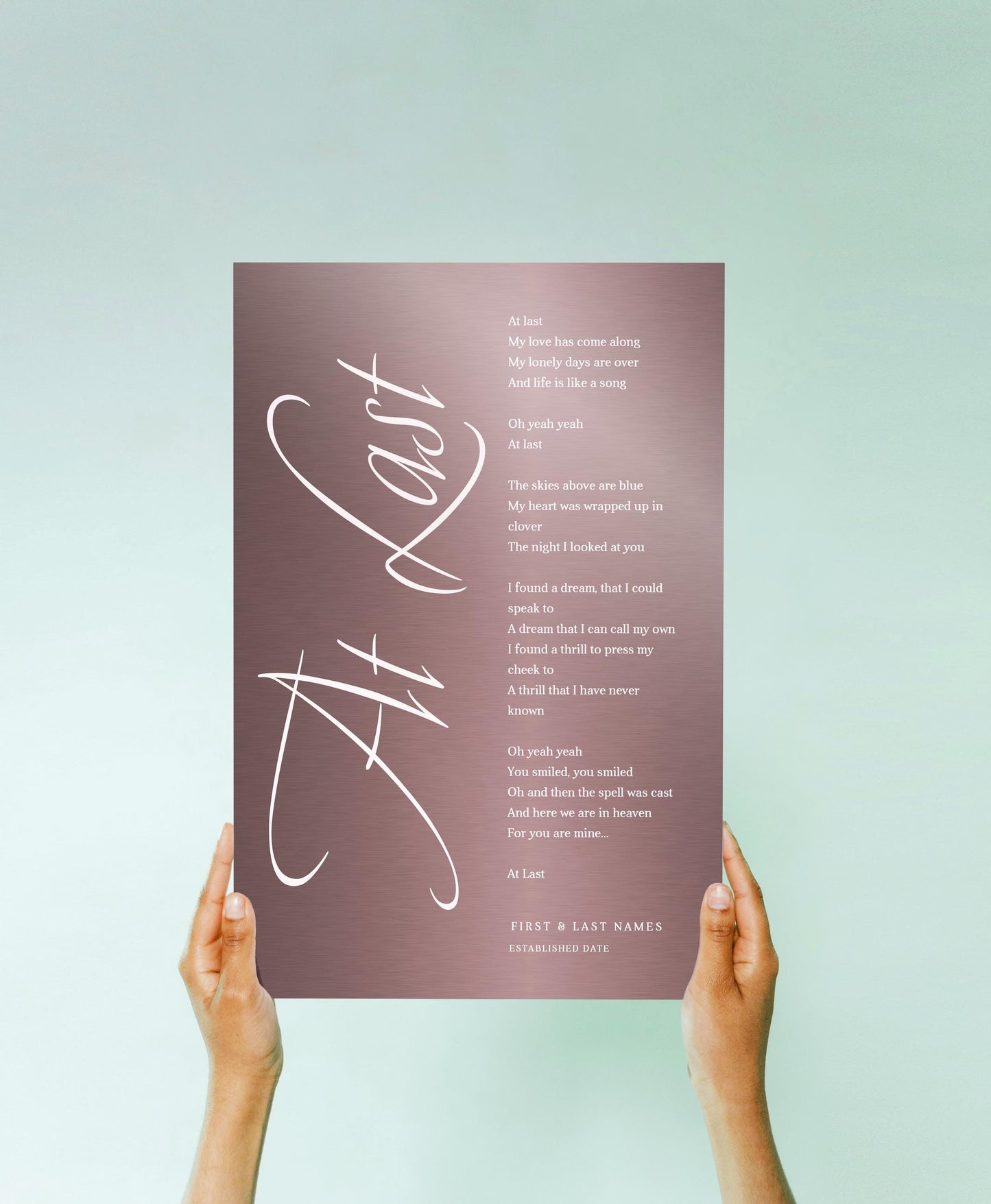 God Gave Me You, Farmhouse Country Love Song Sign - HoneycombProverbs - Signs - Modern Lyrics Wall Decor