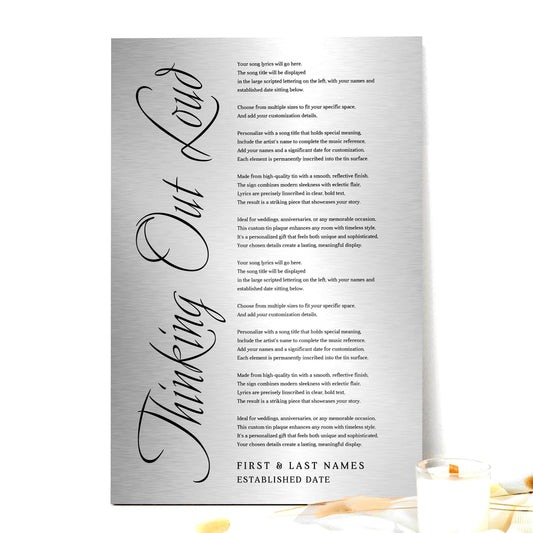 God Gave Me You, Farmhouse Country Love Song Sign - HoneycombProverbs - Signs - Tin and Aluminum Gifts