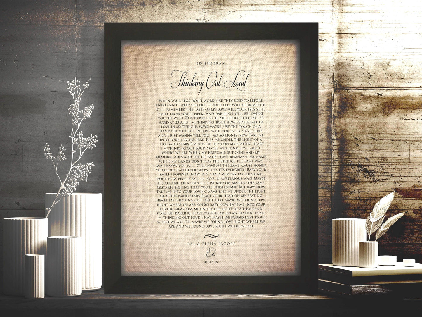 Our 1st Dance, Linen Anniversary Keepsake - HoneycombProverbs - Gifts For The Couple - 