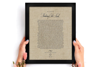 Our 1st Dance, Linen Anniversary Keepsake - HoneycombProverbs - Gifts For The Couple - 