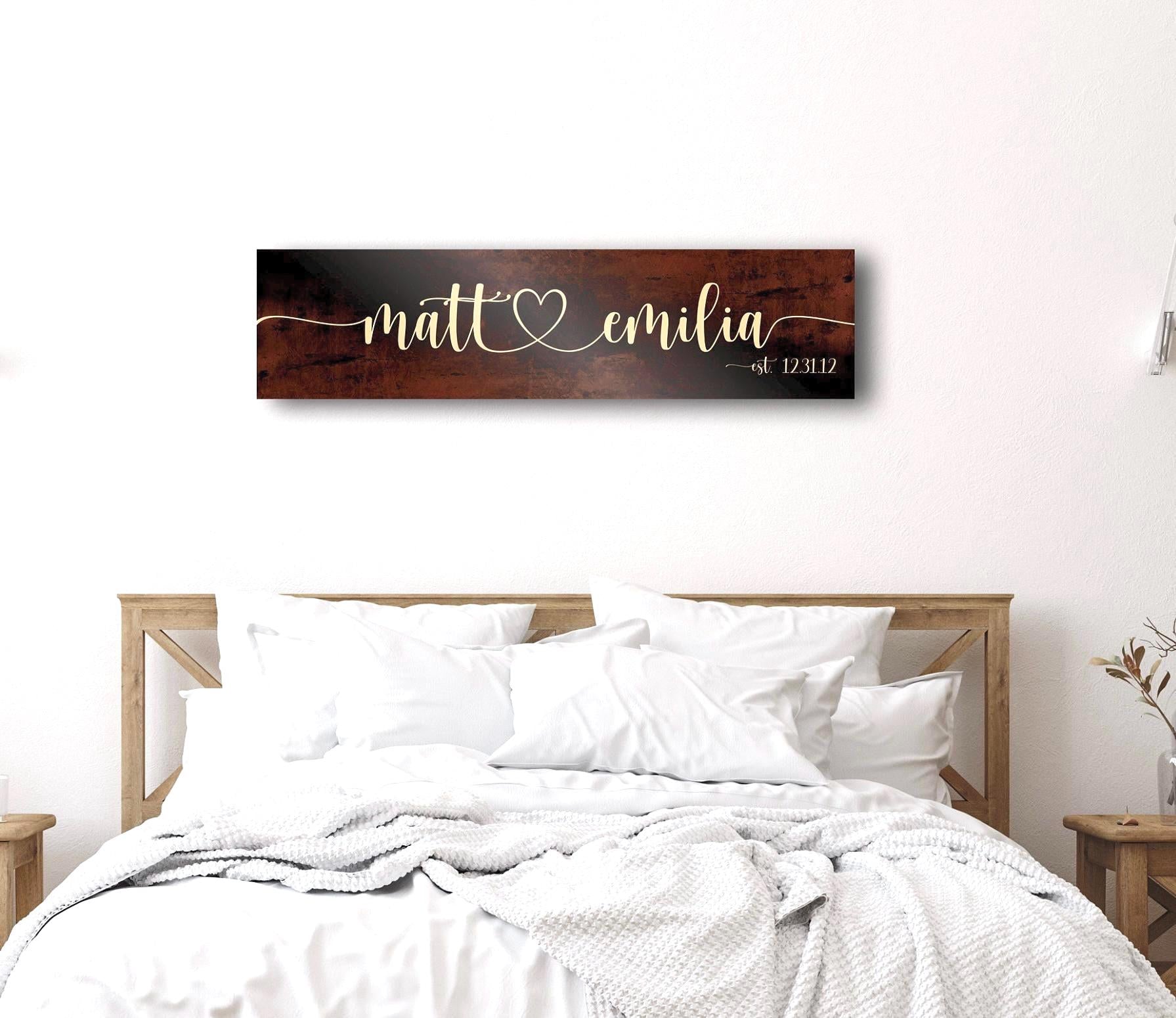 Bronze Anniversary Gift, 19th Anniversary Gift - HoneycombProverbs - Signs - Name Signs Wall Art