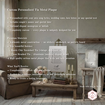 Wedding Song on Tin, additional view 9, 10th anniversary tin