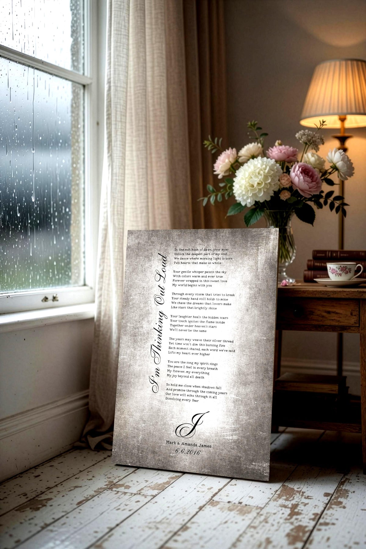 Wedding Song on Tin, Anniversary Tin Gift
