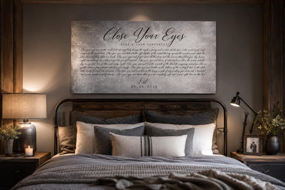 Rustic Tin First Dance Lyric Sign - HoneycombProverbs - Signs - Tin and Aluminum Gifts