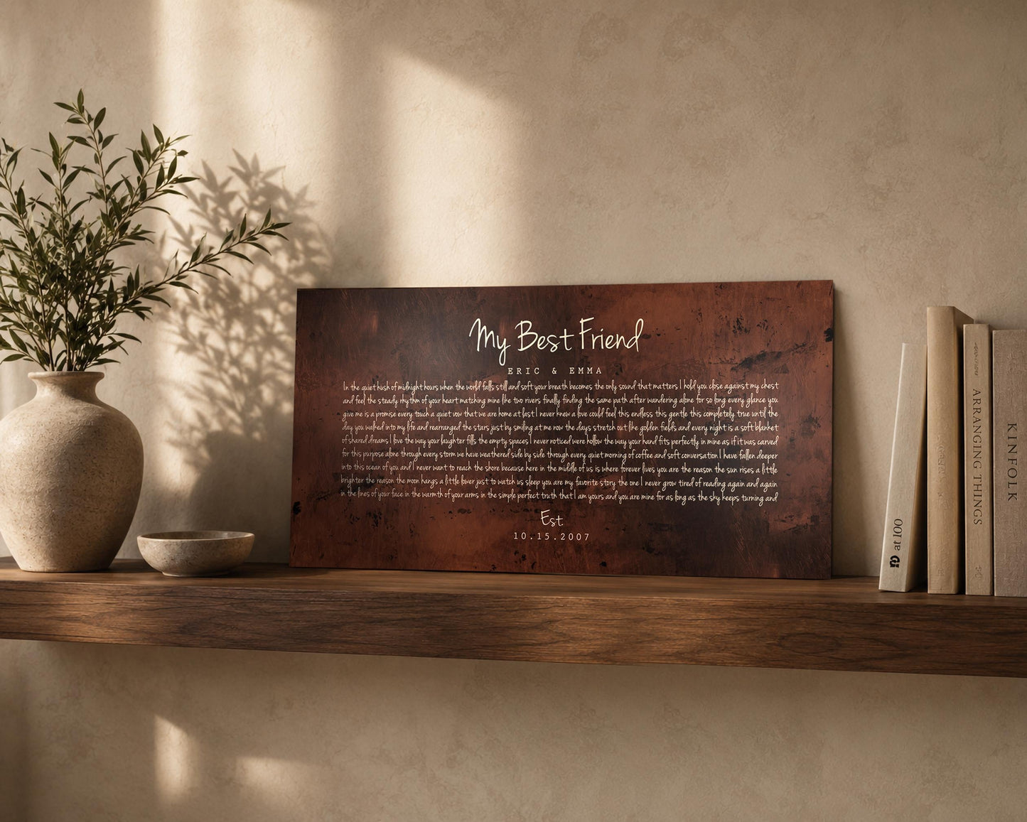 Bronze Gift, Wedding Song on Bronze - HoneycombProverbs - Signs - Bronze Anniversary Gifts