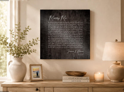 Birch Wood Song Lyric Gift - HoneycombProverbs - Signs - 5 year anniversary gifts