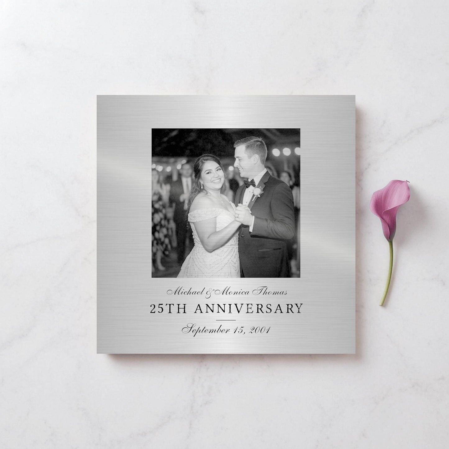 Farmhouse Rustic Photo Tin Anniversary Gift - HoneycombProverbs - Signs - Tin and Aluminum Gifts