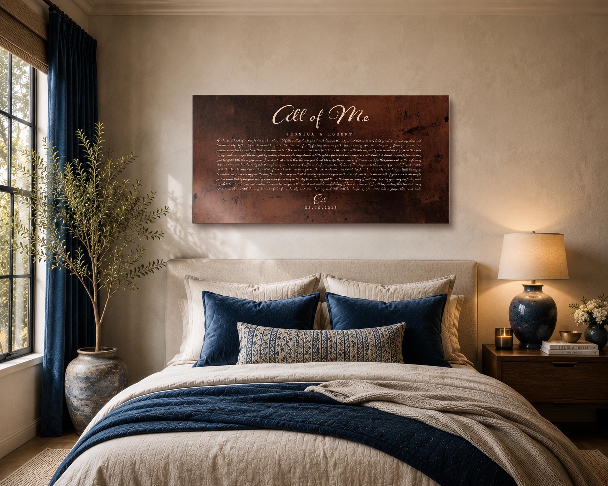 Bronze Gift, Wedding Song on Bronze - HoneycombProverbs - Signs - Bronze Anniversary Gifts
