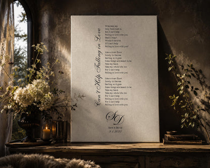First Dance Song on Cotton - HoneycombProverbs - Giclée - 2nd Anniversary Gifts