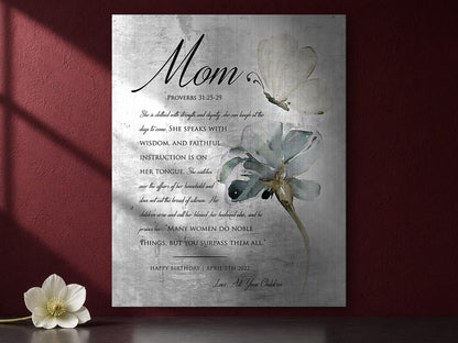 Proverbs 31 Farmhouse Name Sign - HoneycombProverbs - Signs - Tin and Aluminum Gifts