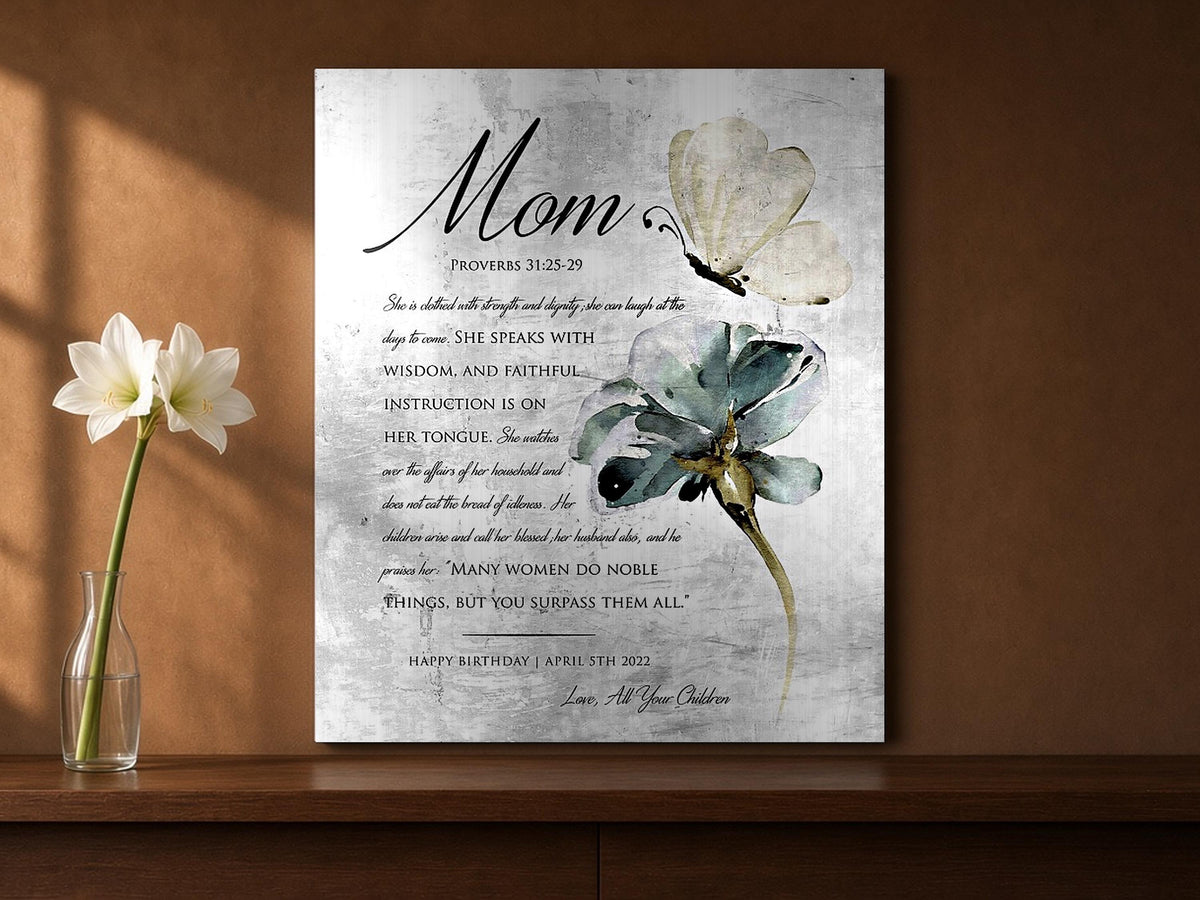 Proverbs 31 Farmhouse Name Sign - HoneycombProverbs - Signs - Tin and Aluminum Gifts