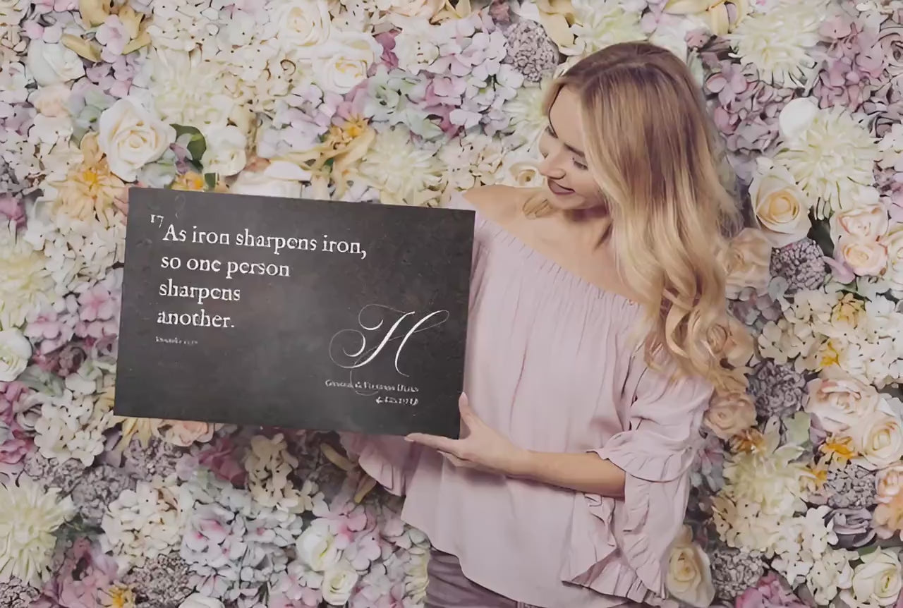 Iron Sharpens Iron Monogrammed Gift