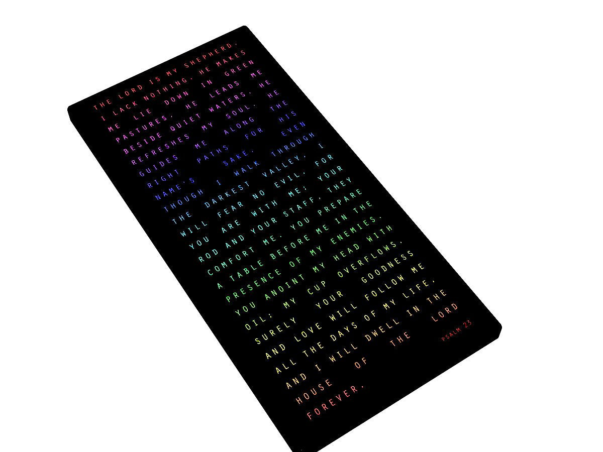 Psalm 23, The Lord is My Shepherd, On Canvas, Framed, Scripture Art, Christmas Gift, Pastor, Teacher, Bible verse, art, Sunday School,