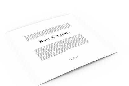 First Anniversary Gift, wedding vow, art, gift, Printed vows, His and Her, print, Anniversary, for him, for her, for wife, Christmas