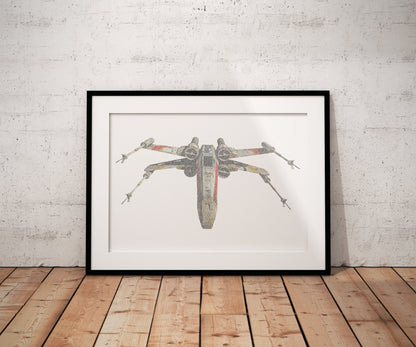 All-text, Starship , Wedding vows, wall art, unique, 1st Anniversary, Custom, Print, Groom, Words, gift, for him, husband, framed, paper