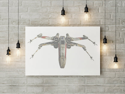 All-text, Starship , Wedding vows, wall art, unique, 1st Anniversary, Custom, Print, Groom, Words, gift, for him, husband, framed, paper