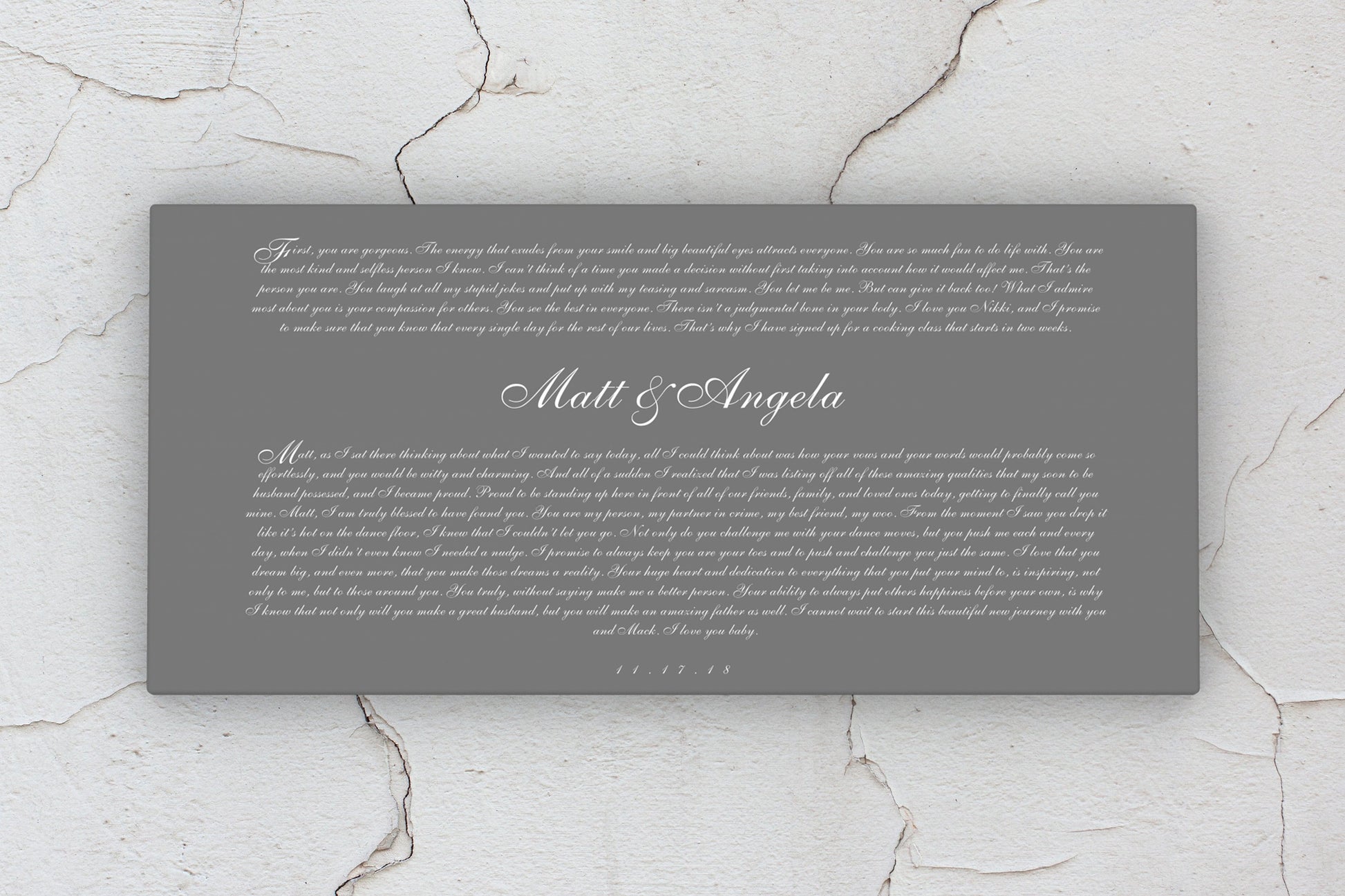 Wedding Vows Canvas, Wedding Vows Framed, Wedding Vows gift, Wall Art, Anniversary Gifts, For husband, for men, gift, for wife, first, paper