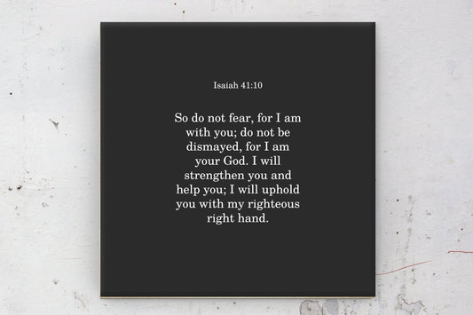 Isaiah 41;10, Canvas, Framed, Bible verse, Scripture, print, Scriptures on canvas, Framed scripture, gift, gifts, Christmas, brother, sister