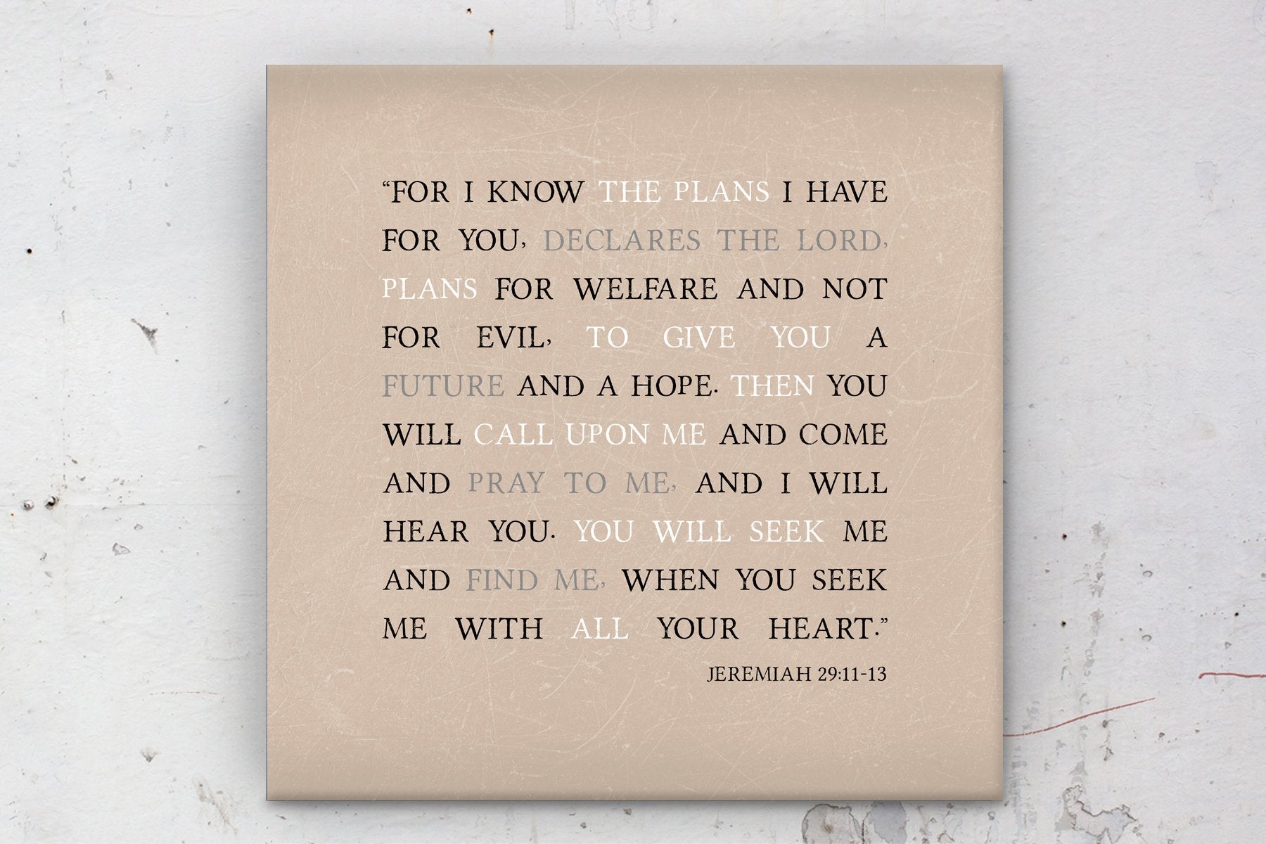 Jeremiah 29 11, I know the plans, scripture, customize, Scriptures on canvas, Framed, wall, gift, gifts, decor, Christmas, bible verse, art